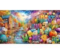 Graffiti d'art Abstrait Puzzle 1000 pièces en Papier recyclé - Cadeau Amusant & Idée Cadeau Parfaite pour Adultes 38x52/1000pcs