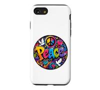 Graffiti de Paix aux Couleurs Vives joyeuses, artistiques Coque pour iPhone SE (2020) / 7/8