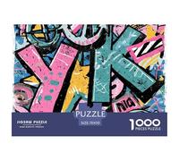 Graffiti de Rue Puzzle Adulte 1000 Pièces Doodle De Qualité Supérieure - Le Défi des Puzzles Complexes, pour Une Cible Étendue (14 Ans Et Plus) 70x50cm/1000pcs
