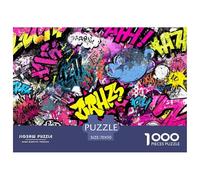 Graffiti de Rue Puzzle Adulte 1000 Pièces Doodle L'Excellence dans Les Défis De Puzzle - pour Une Large Audience : Homme, Femme, Adulte, Enfant Dès 14 Ans 70x50cm/1000pcs