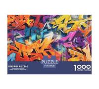Graffiti de Rue Puzzle pour Adultes - 1000 Pièces Doodle L'Excellence dans Les Puzzles Challengants - Idéal pour Homme, Femme, Adultes & Enfants Dès 14 Ans 38x26cm/1000pcs