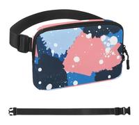 Graffiti in Color-139 Sac banane à bandoulière pour homme et femme, sac de ceinture pour voyage, marche, course, randonnée, cyclisme, multicolore, 4 x 23 x 15 cm, multicolore, 1.5x9.0x5.9in/4x23x15cm