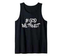 Graffiti in God We Trust Modern Street Art Print Débardeur
