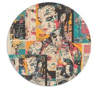 Graffiti Japonais 1000 Piece Jigsaw Puzzle for Adults Family Challenge Toys Stress Relief Puzzle Exercise The Memory of The Brain for Men, Women, Elders, Seniors 1000pcs (67.5x67.5cm)