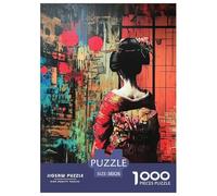 Graffiti Japonais 1000 Pièces Animation Puzzle pour Adulte Jeu D'Intelligence Jeu Cadeau Unique Adultes Enfants 38x26cm/1000pcs