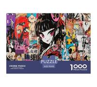 Graffiti Japonais 1000 Pièces Puzzle pour Enfants À Partir De 14 Ans, Défi Jouets, Cadeau, Jouet pour Enfant, Jeux Éduchatif, Qualité Premium 70x50cm/1000pcs
