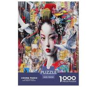 Graffiti Japonais Puzzle 1000 Pièces Educa Jouet en Bois Divertissement Créatif De l'art De La Décoration Jeu Éduchatif Challenge Toy pour Adultes Et Enfants À Partir De 12 Ans 70x50cm/1000pcs