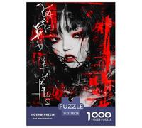 Graffiti Japonais Rue 1000 Pièces pour Adultes Puzzle Cadeaux De Pâques Jeux Éducatifs Jeu De Défi Familial Décoration Intérieure Relaxation Et Sagesse 38x26cm/1000pcs