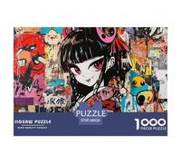 Graffiti japonais1000 Pièces Amateurs De PuzzlesGraffiti pour Adultes De Jeu pour Adultes Premium avec Défis Paysagedes QuatreSaisons 38x26cm/1000pcs