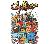 Graffiti: Livre de coloriage Street Art pour adolescents adultes, 50 dessins de graffitis et Doodles uniques, Coloriage Zen