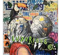 Graffiti Lovers Kiss Classique Art Affiche Toile Peinture Peinture Murale pour Salon Chambre Décoration Murale 70x70cm (28x28in) Sans Cadre