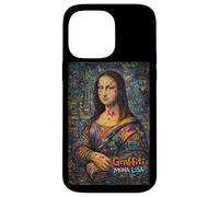 Graffiti Mona Lisa Pop Art - Colorful Street Art Masterpiece Coque pour iPhone 14 Pro Max