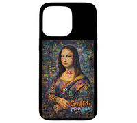 Graffiti Mona Lisa Pop Art - Colorful Street Art Masterpiece Coque pour iPhone 15 Pro Max