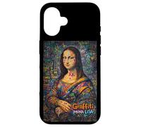Graffiti Mona Lisa Pop Art - Colorful Street Art Masterpiece Coque pour iPhone 16