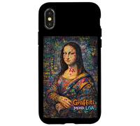 Graffiti Mona Lisa Pop Art - Colorful Street Art Masterpiece Coque pour iPhone X/XS