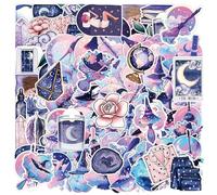 Graffiti Moon Stickers - 100 Autocollants Magnifiques, à la Mode et Imperméables pour Ordinateurs Portables, Skateboards et Scrapbooking - Facile à Enlever