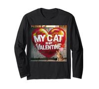 Graffiti My Cat is My Valentine Bengal Street Manche Longue
