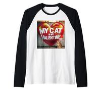 Graffiti My Cat is My Valentine Bengal Street Manche Raglan