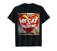 Graffiti My Cat is My Valentine Bengal Street T-Shirt