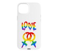 Graffiti Paint Police Symboles d'amour Graphique Coque pour iPhone 15 Plus