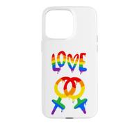 Graffiti Paint Police Symboles d'amour Graphique Coque pour iPhone 15 Pro Max