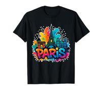 Graffiti Paris Skyline Souvenir - Street Art T-Shirt