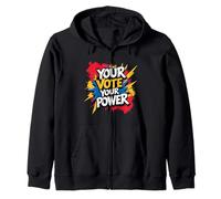 Graffiti politique - Civic - Your Vote Your Power Graphic Sweat à Capuche