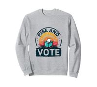 Graffiti politique - Vote, civique - Rise and Vote Graphic Sweatshirt