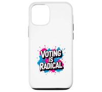Graffiti politique - Vote, civique - Voter est radical graphique Coque pour iPhone 12/12 Pro