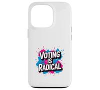 Graffiti politique - Vote, civique - Voter est radical graphique Coque pour iPhone 13 Pro