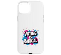 Graffiti politique - Vote, civique - Voter est radical graphique Coque pour iPhone 15 Plus