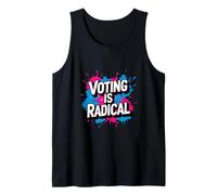Graffiti politique - Vote, civique - Voter est radical graphique Débardeur
