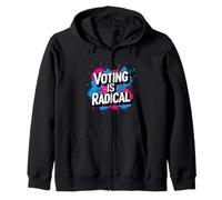 Graffiti politique - Vote, civique - Voter est radical graphique Sweat à Capuche