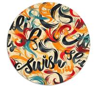 Graffiti Puzzle Rond 1000 Pièces Enfants Qualité Supérieure Impossible Difficile Entertainment Artist Relaxation Assemble 1000pcs (67.5x67.5cm)