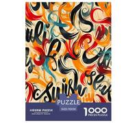 Graffiti Puzzles 1000 Pièces Cadeau Unique Challenge Toy À De Qualité Supérieure Peinture Art pour Adultes Et Enfants À Partir De 14 Ans 70x50cm/1000pcs