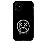 Graffiti Sad Face Spray Peint Goutte à Goutte Urban Street Art Coque pour iPhone 11