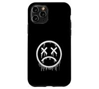 Graffiti Sad Face Spray Peint Goutte à Goutte Urban Street Art Coque pour iPhone 11 Pro