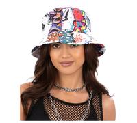 Graffiti Seau Chapeau Rue Danseur Rap Accessoire Déguisement Hommes Femmes 1990s