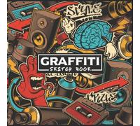 Graffiti Sketch book: A Large Square Sketchbook with Blank Graph Paper and White Paper - 100 Pages ( 8.5" x 8.5" ) for Drawing, Sketching, and Recording Creative Ideas.