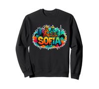 Graffiti Sofia Skyline Souvenir - Street Art Sweatshirt