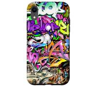 Graffiti Street Art, coloré urbain hip hop Coque pour iPhone XR