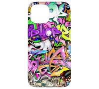 Graffiti Street Art, Hip-hop Urbain coloré Coque pour iPhone 15