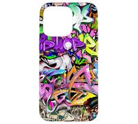 Graffiti Street Art, Hip-hop Urbain coloré Coque pour iPhone 15 Pro Max