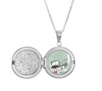 Graffiti Street Life Culture Attitude Art Médaillon Collier Hold Photo Bijoux Cadeau d'anniversaire