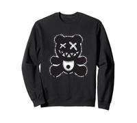 Graffiti Teddy Bear Street Art - Dark Urban Spray Paint Bear Sweatshirt