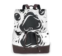 Graffiti vector of paw Ladies Travel Fashion Sac à dos décontracté, sac à dos imprimé en cuir pour femme pour le travail