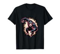 Graffiti Wall Art Chimpanzé Chimpanzés T-Shirt