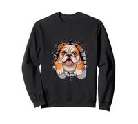 Graffiti Wall Art English Bulldog Sweatshirt