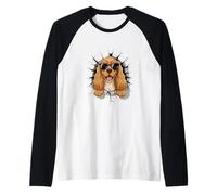 Graffiti Wall Art English Cocker Spaniel Sunglasses Manche Raglan