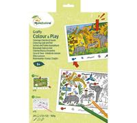 Graffy Colour & Play Cherche et trouve, Zoo - Vert